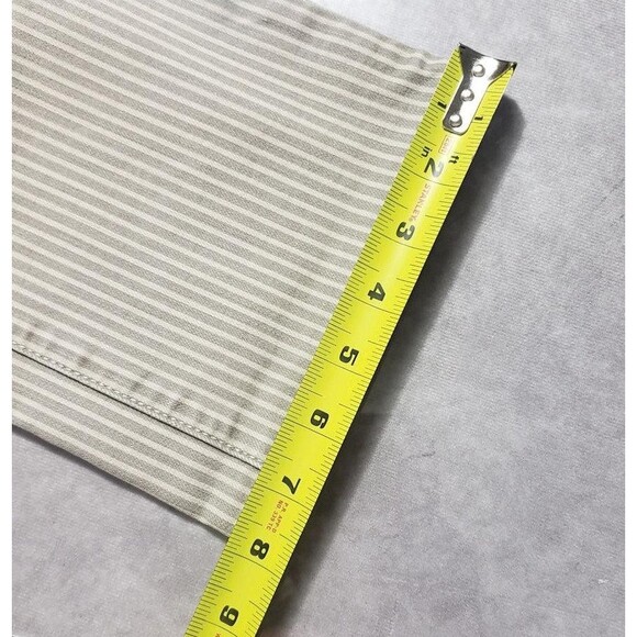 NYDJ Ellison Tall Jeans Womens 6T Beige Lodge Stripe High Rise Straight Ankle - Picture 16 of 16